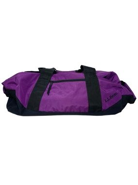 LL Bean Adventure Purple Medium Duffle Bag 23"x11"x11" #155534